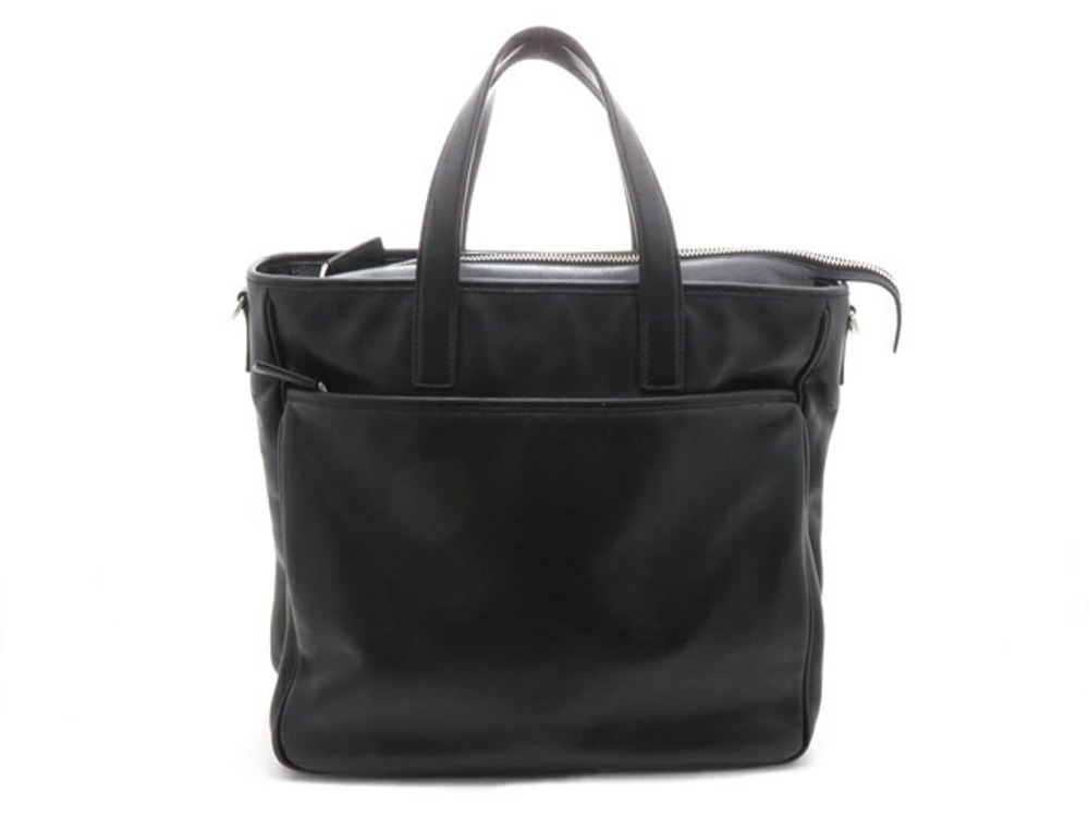 Prada Bag Tote Black Leather